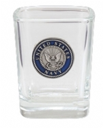 Square Shot w/Navy Badge
