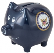Navy Piggy Bank