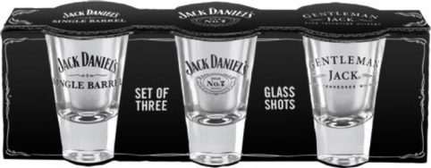 Jack Daniel's Set Of 3 Shot Glasses