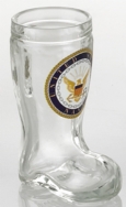 Navy Mini Boot Glass Shot