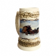 Stage Coach/Log Cabin Stein