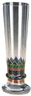 Cobalt Multicolor Glass Pilsner