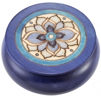 Mandala Round Blue Box