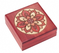 Mandala Square Red Box