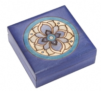 Mandala Square Blue Box