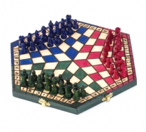 Tri-Color Chess for Three Set