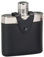 Stainless Steel Flask w/ Black Cover