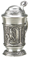 Miniature Pewter Stein