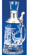 Glass Father & Son Deer Stein